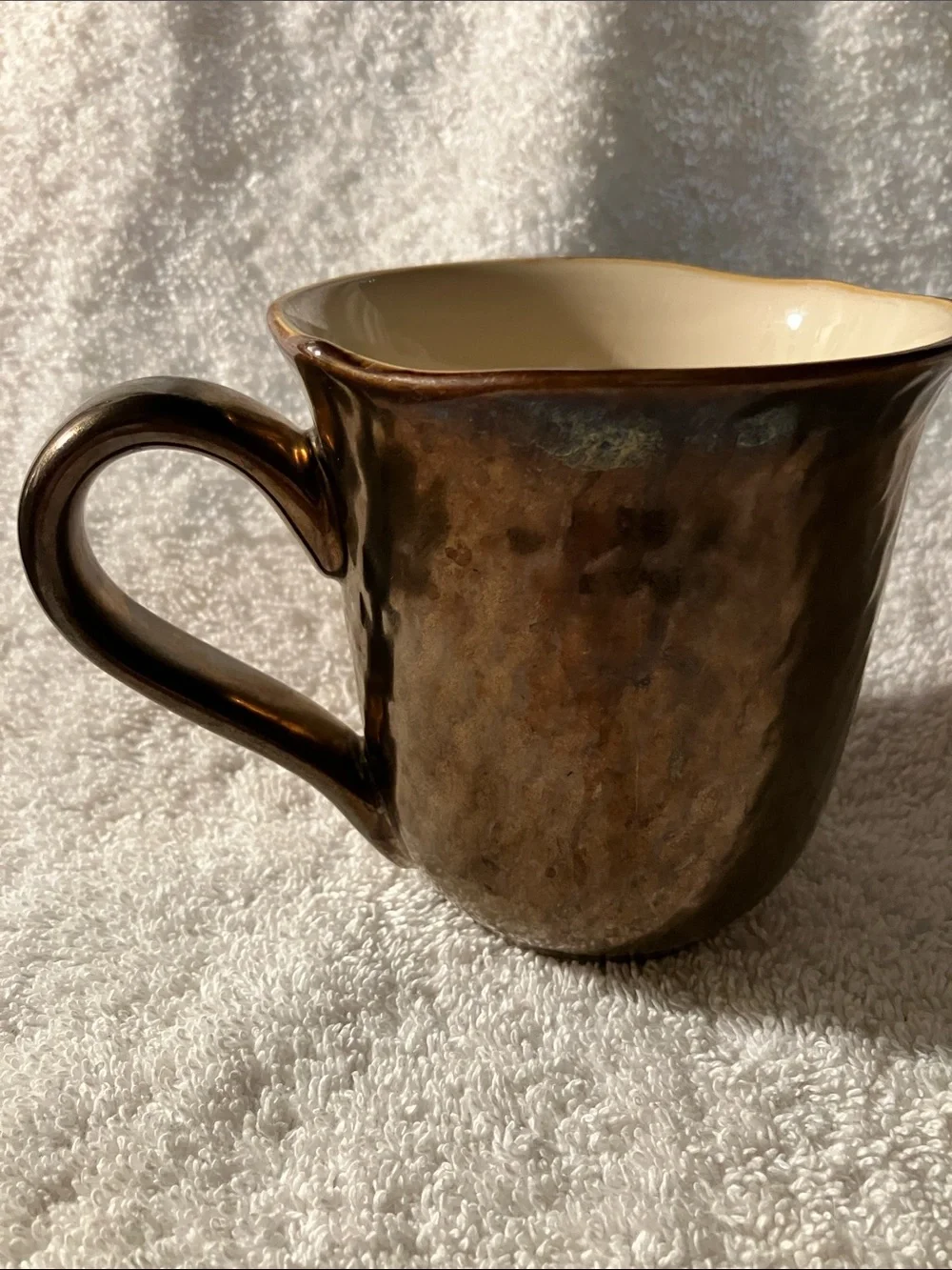 Pier 1 Metallic Bronze Mug
